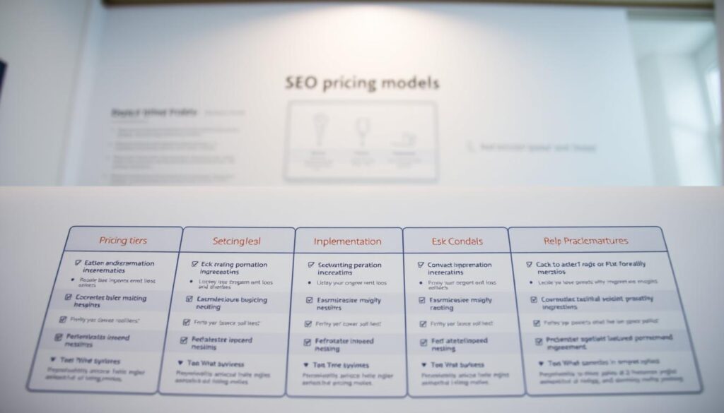 SEO pricing models